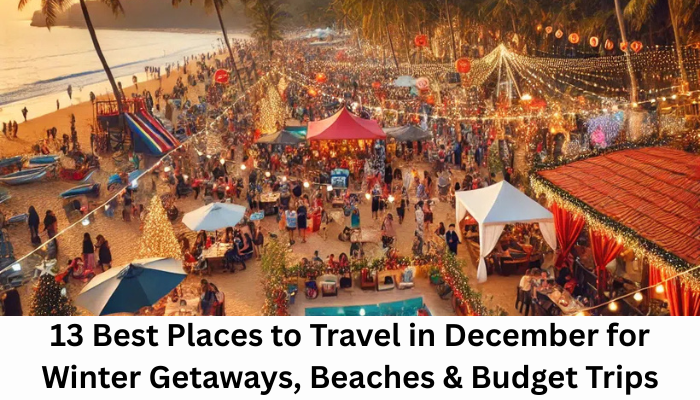 Read more about the article 13 Best Places to Travel in December for Winter Getaways, Beaches & Budget Trips