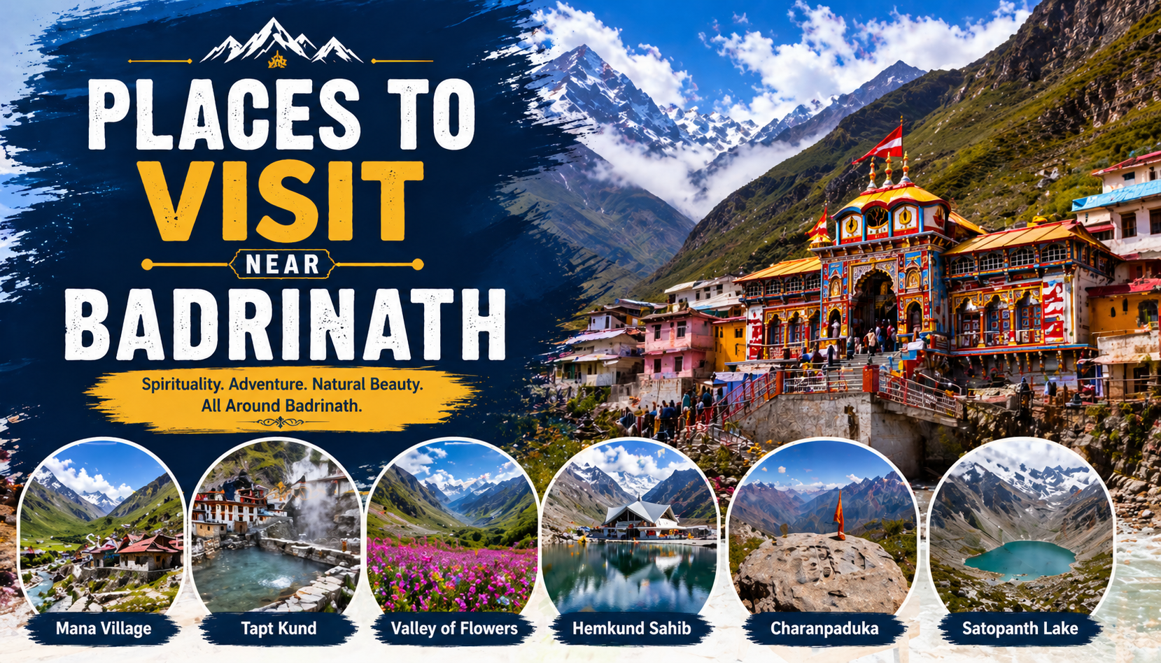 You are currently viewing Temples to Treks: Places to Visit Near Badrinath