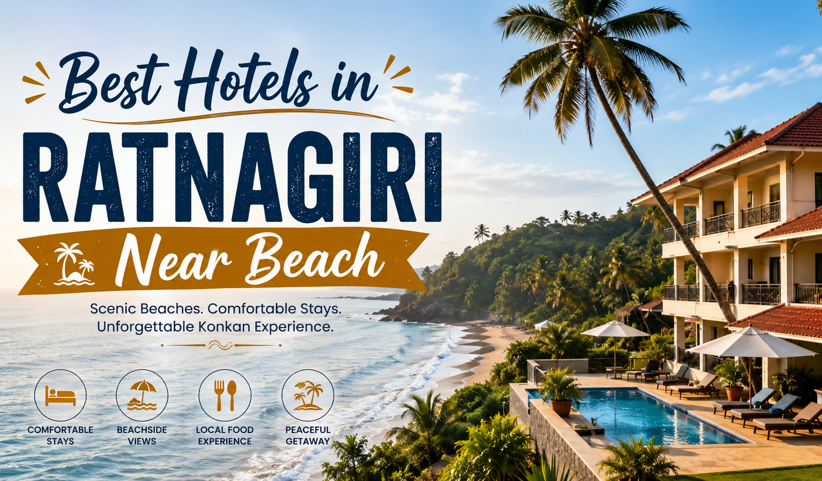 You are currently viewing Best Hotels in Ratnagiri Near Beach for a Peaceful Konkan Escape