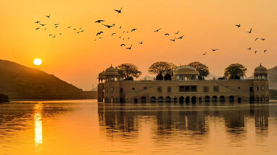 Jal Mahal at Sunset