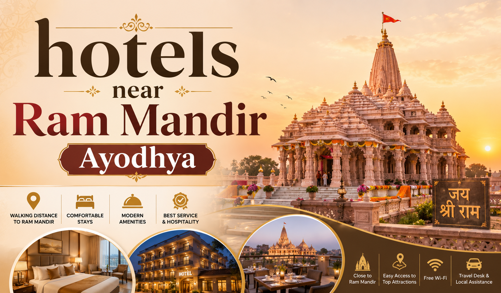You are currently viewing Hotels Near Ram Mandir Ayodhya: Best Stays for Every Traveler