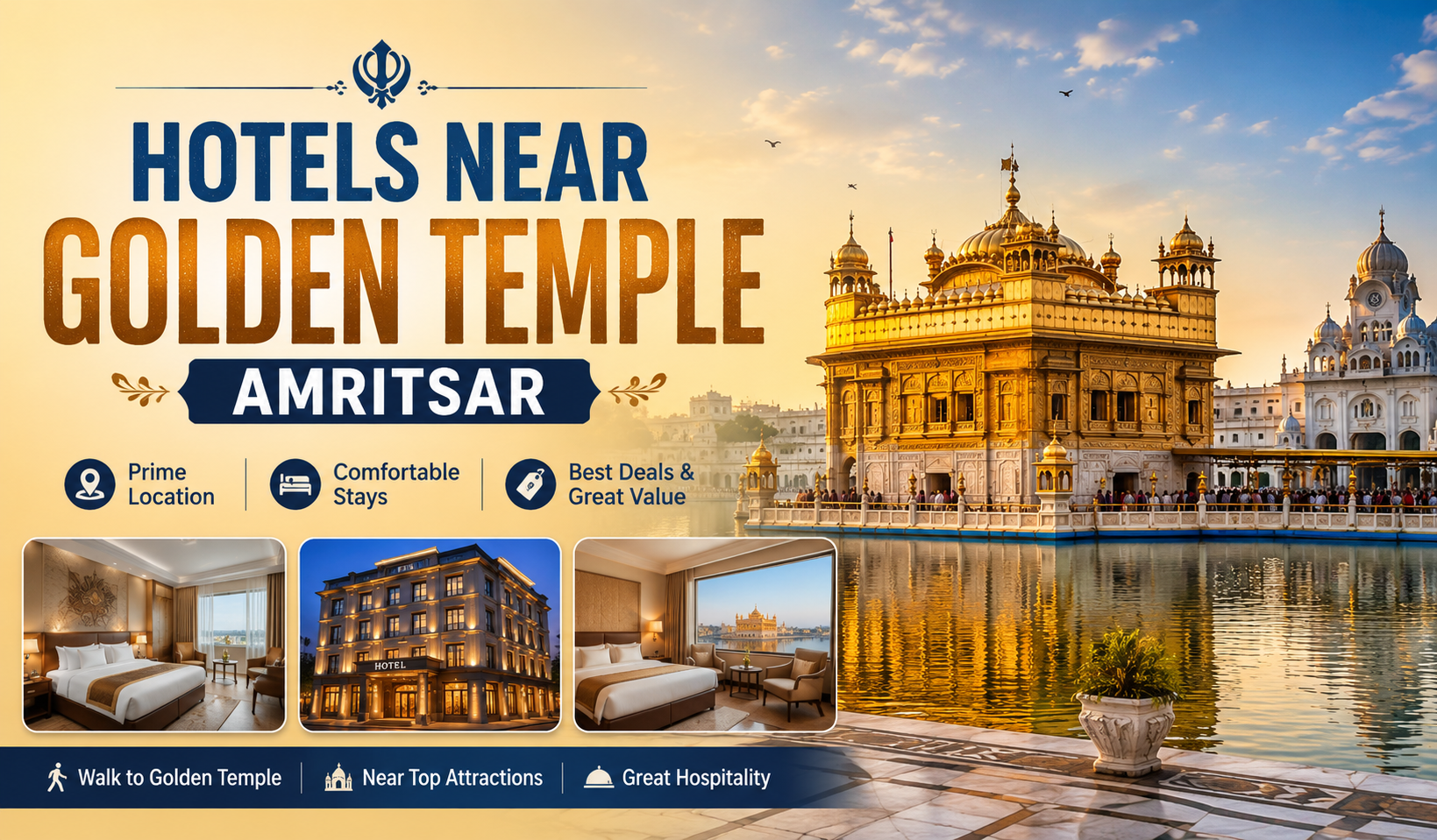 Read more about the article Best Hotels Near Golden Temple Amritsar for Every Traveler
